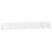 Vidaxl konijnenkooi zilver 650 x 100 x 85 cm gegalvaniseerd staal - afbeelding 2