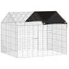 Vidaxl konijnenkooi zilver 400 x 78 x 78 cm gegalvaniseerd staal