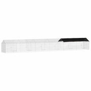 Vidaxl konijnenkooi zilver 600 x 78 x 78 cm gegalvaniseerd staal - afbeelding 2