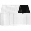 Vidaxl konijnenkooi zilver 300 x 100 x 210 cm gegalvaniseerd staal