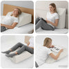 Vidaxl been kussen effen wit 63 x 52 x 19,5 cm