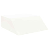 Vidaxl been kussen 63 x 52 x 19,5 cm stevig pu schuim wit - afbeelding 3
