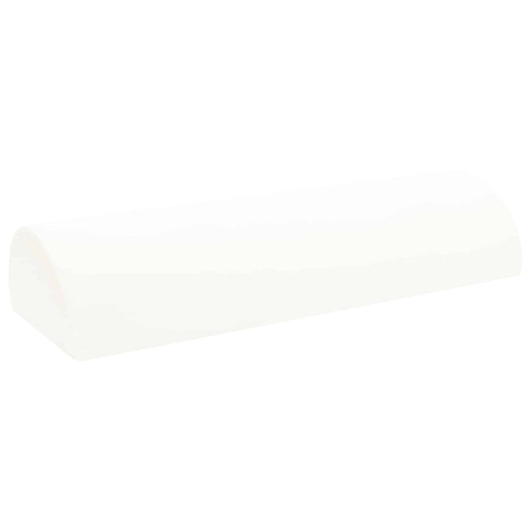 Vidaxl beenkussen effen wit 52 x 20 x 12 cm