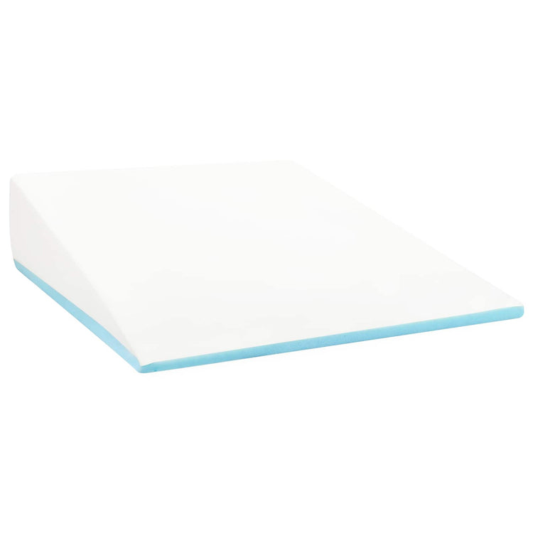 Vidaxl wedge kussen 69 x 64 x 19 cm medium traagschuim wit