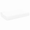 Vidaxl slapen kussen effen wit 60 x 37 x 12,5 cm