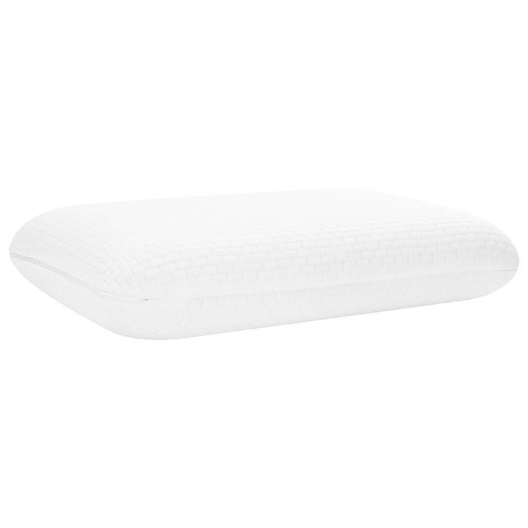 Vidaxl slapen kussen effen wit 60 x 40 x 10 cm