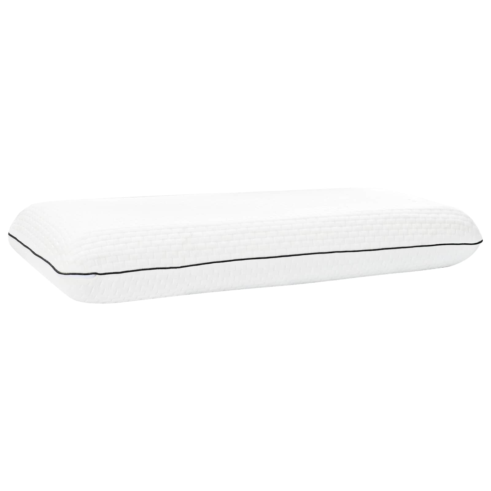 Vidaxl slapen kussen effen wit 80 x 35 x 10 cm
