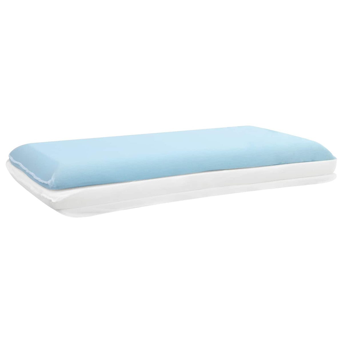 Vidaxl slapen kussen effen wit 80 x 35 x 10 cm