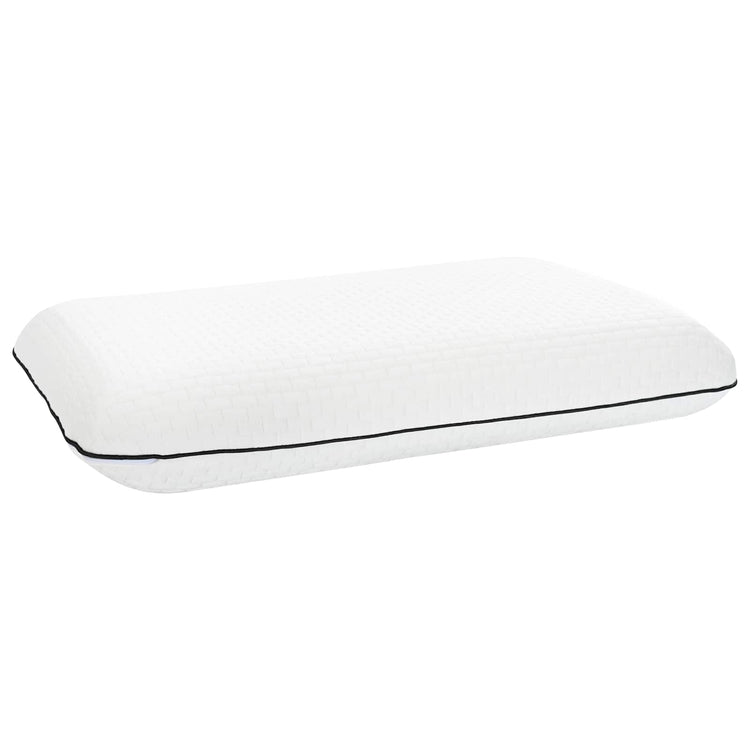 Vidaxl slapen kussen effen wit 60 x 40 x 10 cm
