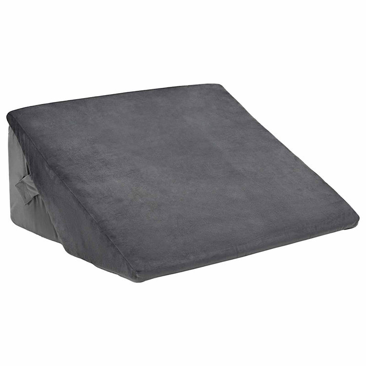 Vidaxl wedge kussen grijs 55 x 55 x 26 cm traagschuim