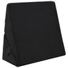 Vidaxl wedge kussen anders zwart 55 x 55 x 26 cm