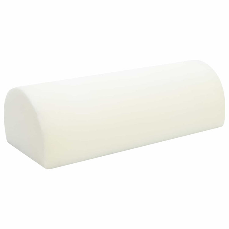 Vidaxl voetensteun kussen 42 x 18 x 13 cm stevig pu schuim grijs