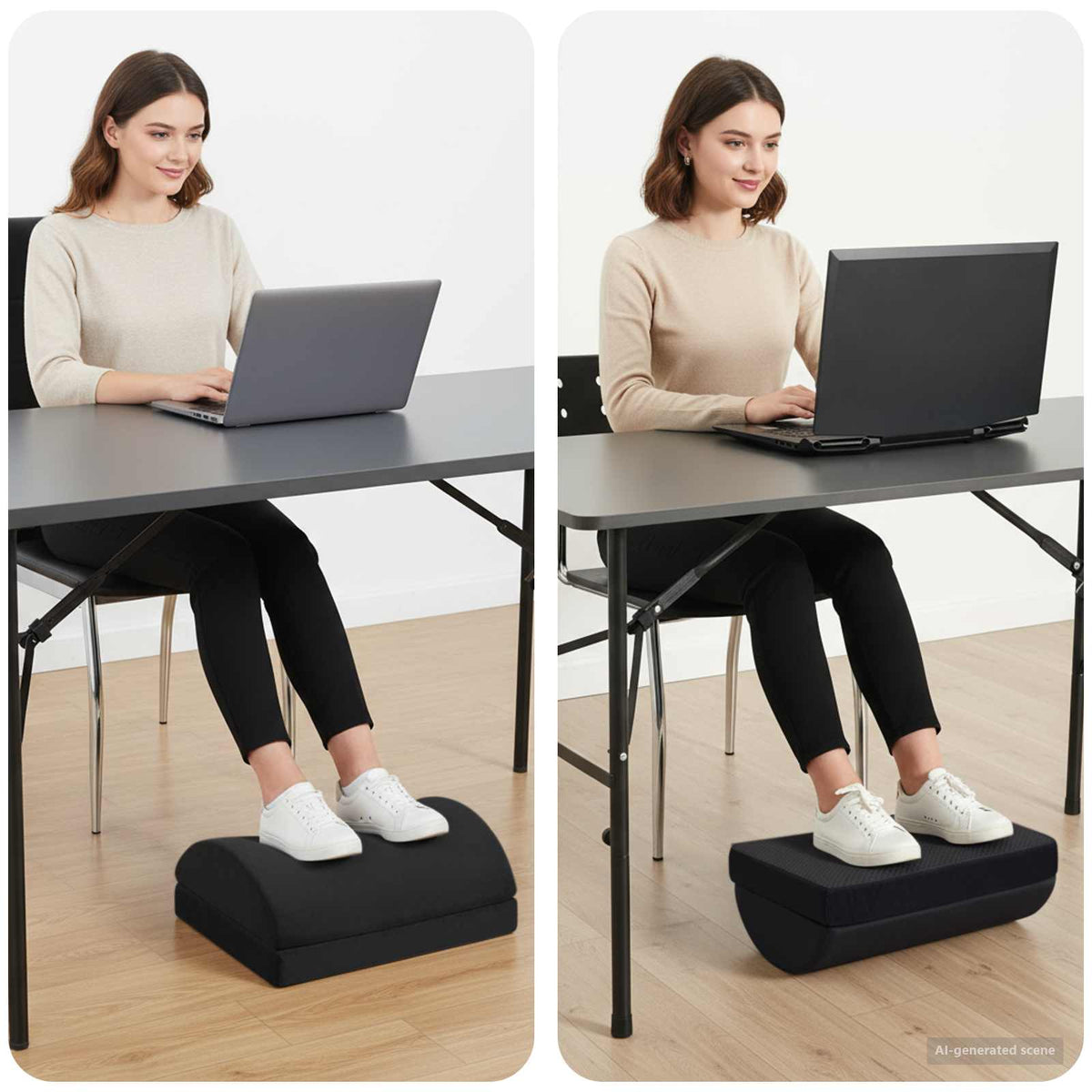 Vidaxl 44 x 29 x 17 cm stevig pu schuim zwart