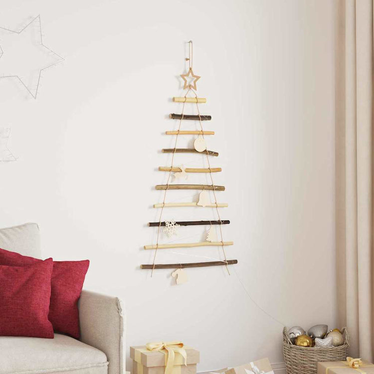 Vidaxl kerstboom naturel 90 cm massief essenhout