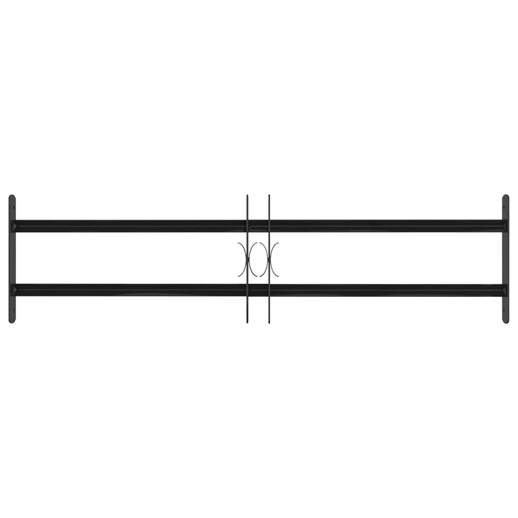 Vidaxl raam beveiligingsgrill 115 x 30 cm gegalvaniseerd staal