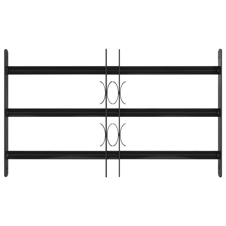 Vidaxl raam beveiligingsgrill 75,5 x 45 cm gegalvaniseerd staal