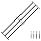 Vidaxl raam beveiligingsgrill 174 x 45 cm gegalvaniseerd staal
