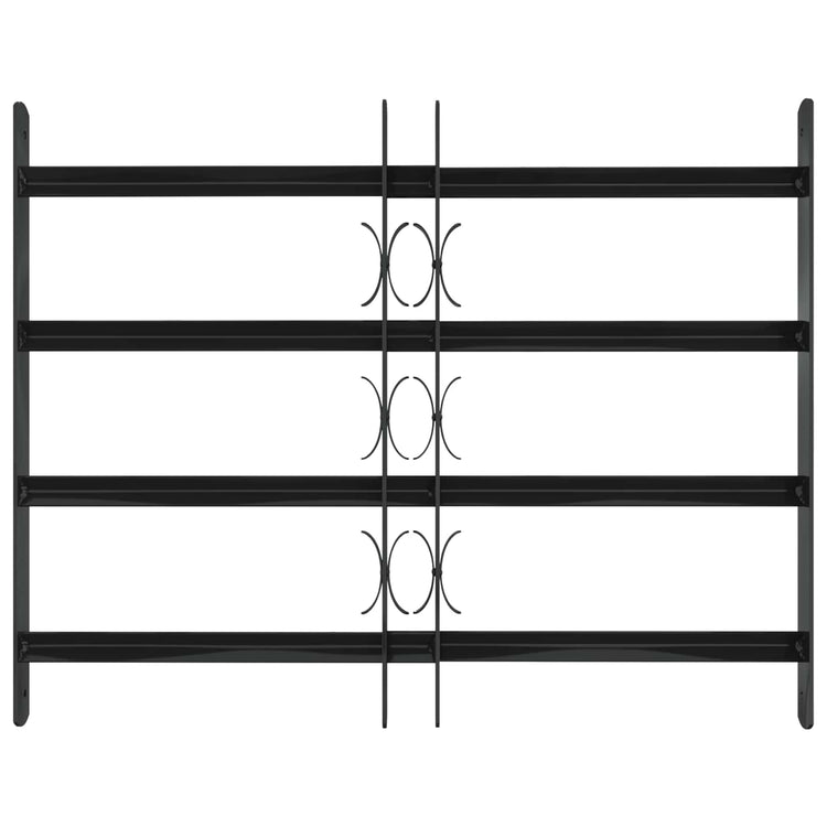 Vidaxl raam beveiligingsgrill 75.5 x 60 cm gegalvaniseerd staal