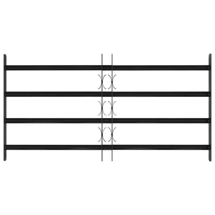 Vidaxl raam beveiligingsgrill 115 x 60 cm gegalvaniseerd staal