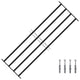Vidaxl raam beveiligingsgrill 175 x 60 cm gegalvaniseerd staal
