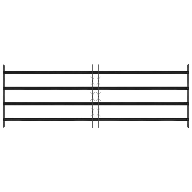 Vidaxl raam beveiligingsgrill 175 x 60 cm gegalvaniseerd staal