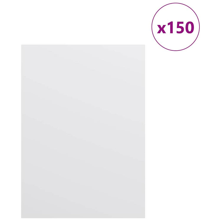 Vidaxl decorpanelen 150 st wit 15 x 21 x 0,27 cm bewerkt hout