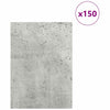 Vidaxl decorpanelen 150 pcs beton grijs 15 x 21 x 0.27 cm bewerkt hout