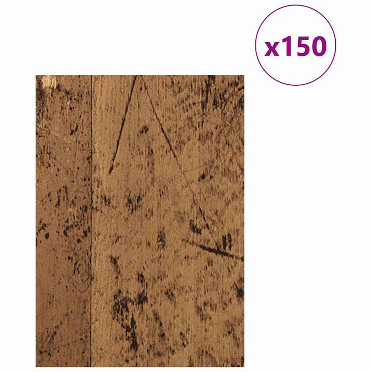 Vidaxl decorpanelen 150 st oud hout 15 x 21 x 0,27 cm bewerkt hout