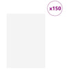 Vidaxl decorpanelen 150 pcs wit 21 x 30 x 0,27 cm bewerkt hout