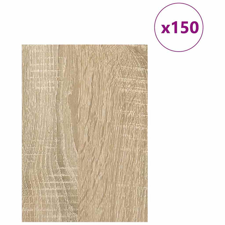 Vidaxl decorpanelen 150 st sonoma eiken 21 x 30 x 0,27 cm bewerkt hout