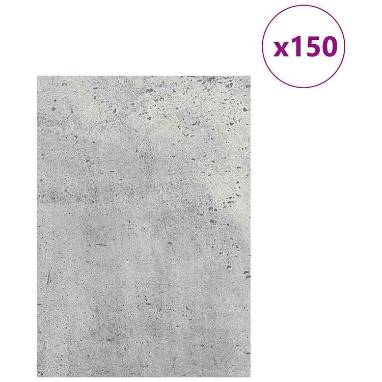 Vidaxl decorpanelen 150 st betongrijs 21 x 30 x 0,27 cm bewerkt hout