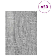 Vidaxl decorpanelen 50 st grijs sonoma 21 x 30 x 0,27 cm bewerkt hout - afbeelding 3