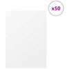 Vidaxl decorpanelen 50 pcs wit 30 x 42 x 0.27 cm bewerkt hout