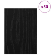 Vidaxl decorpanelen 50 st zwart eiken 30 x 42 x 0,27 cm bewerkt hout - afbeelding 3