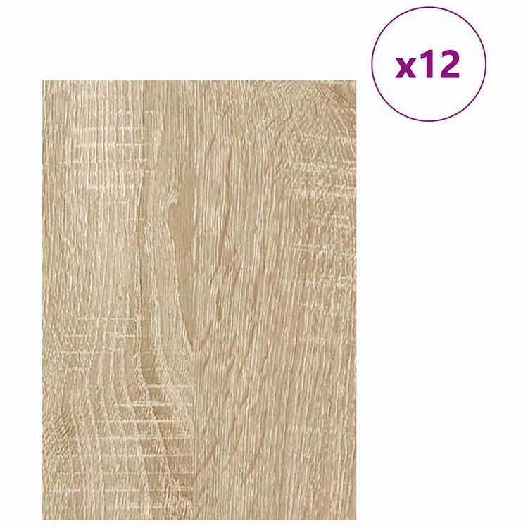 Vidaxl decorpanelen 12 st sonoma eiken 30 x 42 x 0,27 cm bewerkt hout