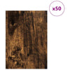 Vidaxl decorpanelen 50 pcs gerookt eiken 30 x 42 x 0.27 cm