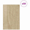 Vidaxl decorpanelen 50 pcs sonoma eiken 40 x 60 x 0.27 cm bewerkt hout