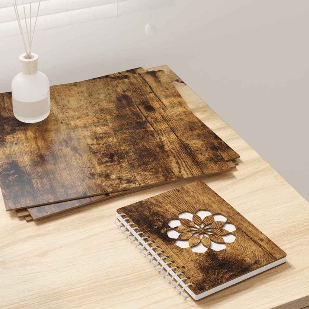 Vidaxl decorpanelen 12 pcs gerookt eiken 30 x 30 x 0,27 cm
