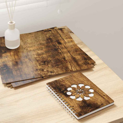 Vidaxl decorpanelen 12 pcs gerookt eiken 30 x 30 x 0,27 cm