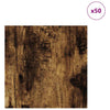Vidaxl decorpanelen 50 pcs gerookt eiken 30 x 30 x 0,27 cm