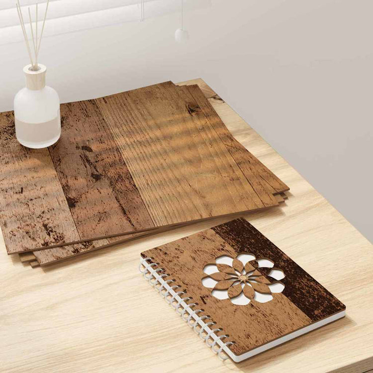 Vidaxl decorpanelen 50 st oudhout 30 x 30 x 0,27 cm bewerkt hout