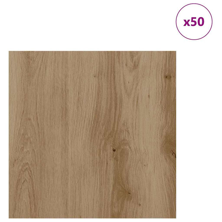 Vidaxl decorpanelen 50 st artisan eiken 30 x 30 x 0,27 cm bewerkt hout