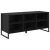 Vidaxl schoenenkast zwart eiken 60 x 35 x 44 cm bewerkt hout