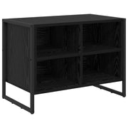 Vidaxl schoenenkast 60 x 35 x 44 cm bewerkt hout zwart eiken - afbeelding 2