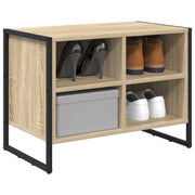 Vidaxl schoenenkast 60 x 35 x 44 cm bewerkt hout sonoma - afbeelding 3