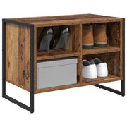 Vidaxl schoenenkast 60 x 35 x 44 cm bewerkt hout oud hout - afbeelding 3