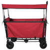 Vidaxl vouwbare handtrolley rood 105 x 56.5 x 116 cm oxford stof
