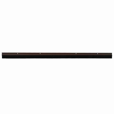 Vidaxl schroefbare deurborstelafsluitingen 2 pcs bruin 100 cm