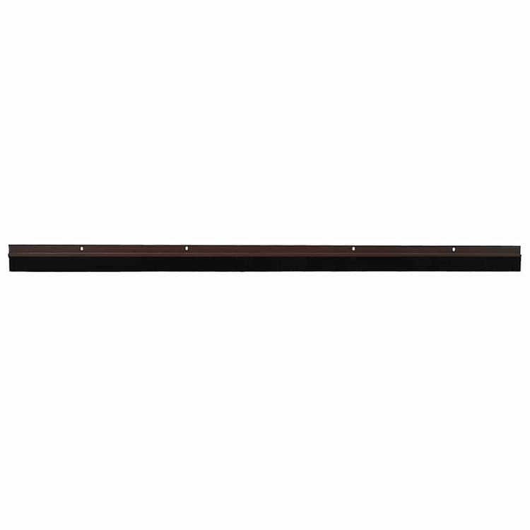 Vidaxl schroefbare deurborstelafsluitingen 12 pcs bruin 100 cm