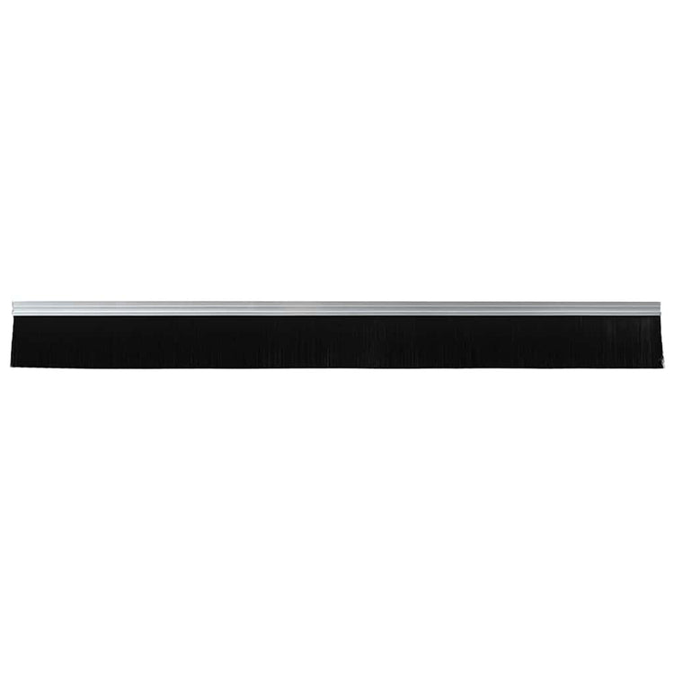 Vidaxl zelfklevende deurborstels 12 pcs zilver 100 cm